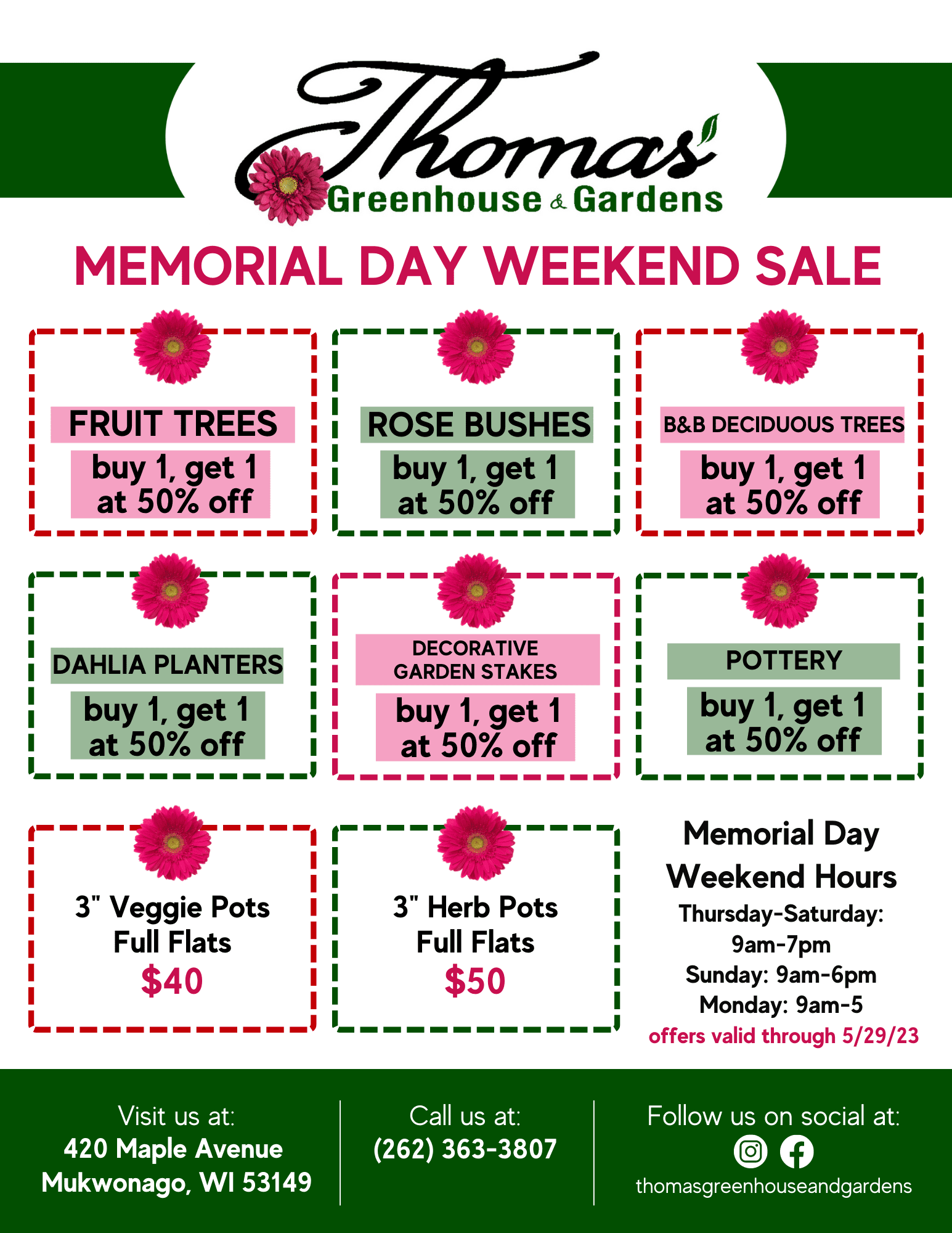 memorial day sale